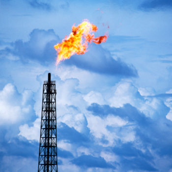 Flare at a Natural Gas plant